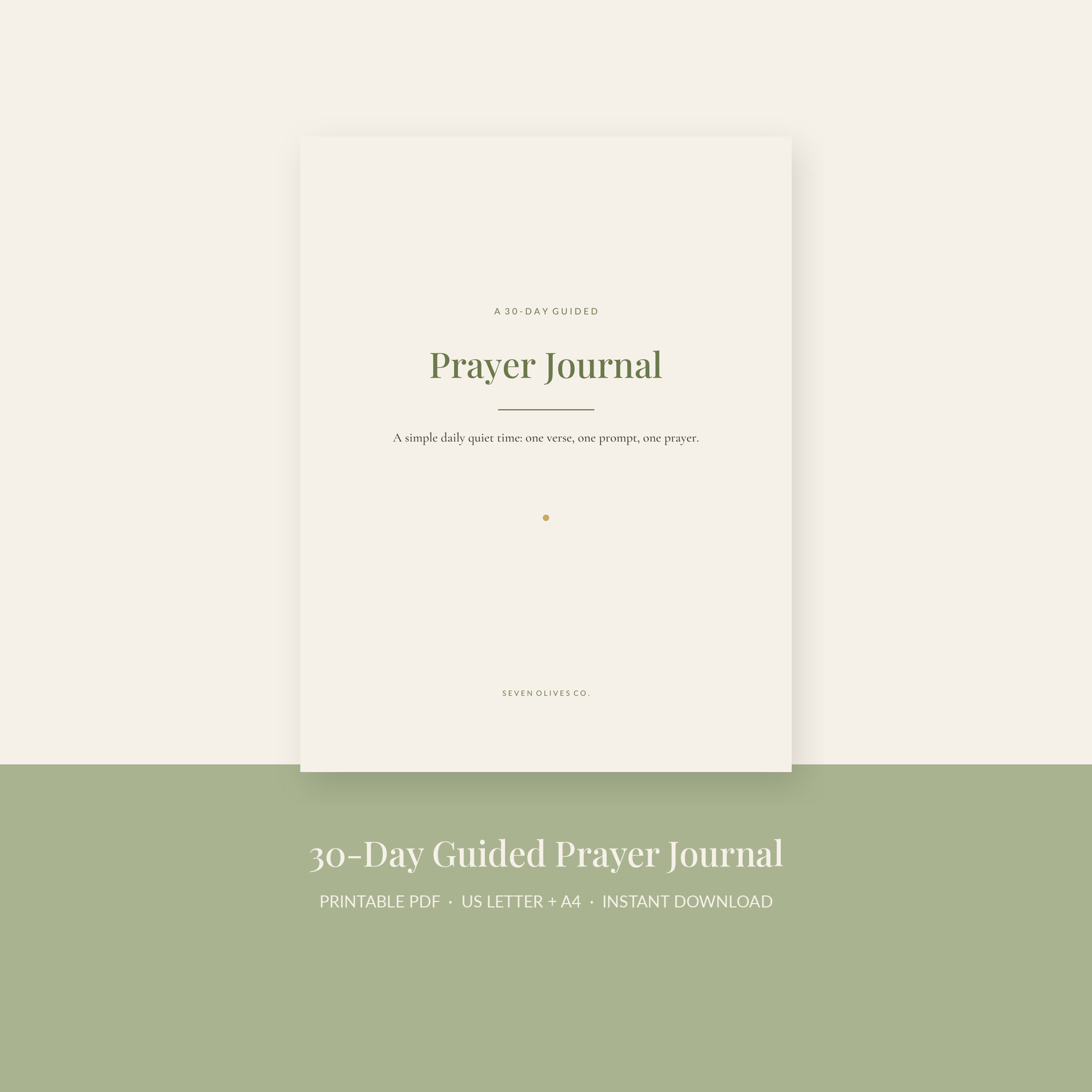 30-Day Guided Prayer Journal