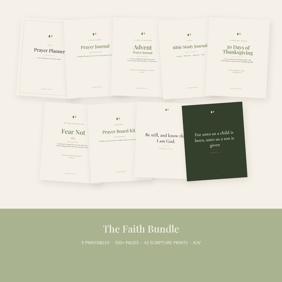 The Faith Bundle printable, page preview 1
