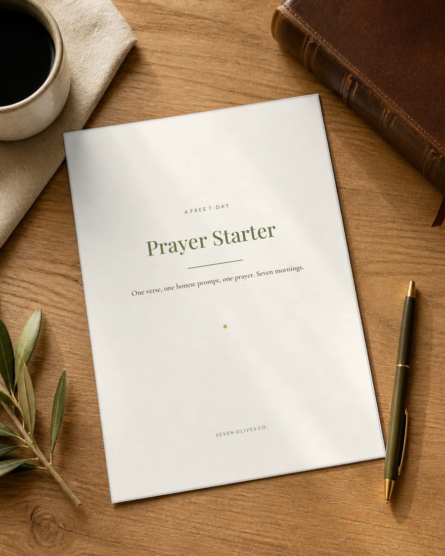Pages from the free 7-day prayer starter