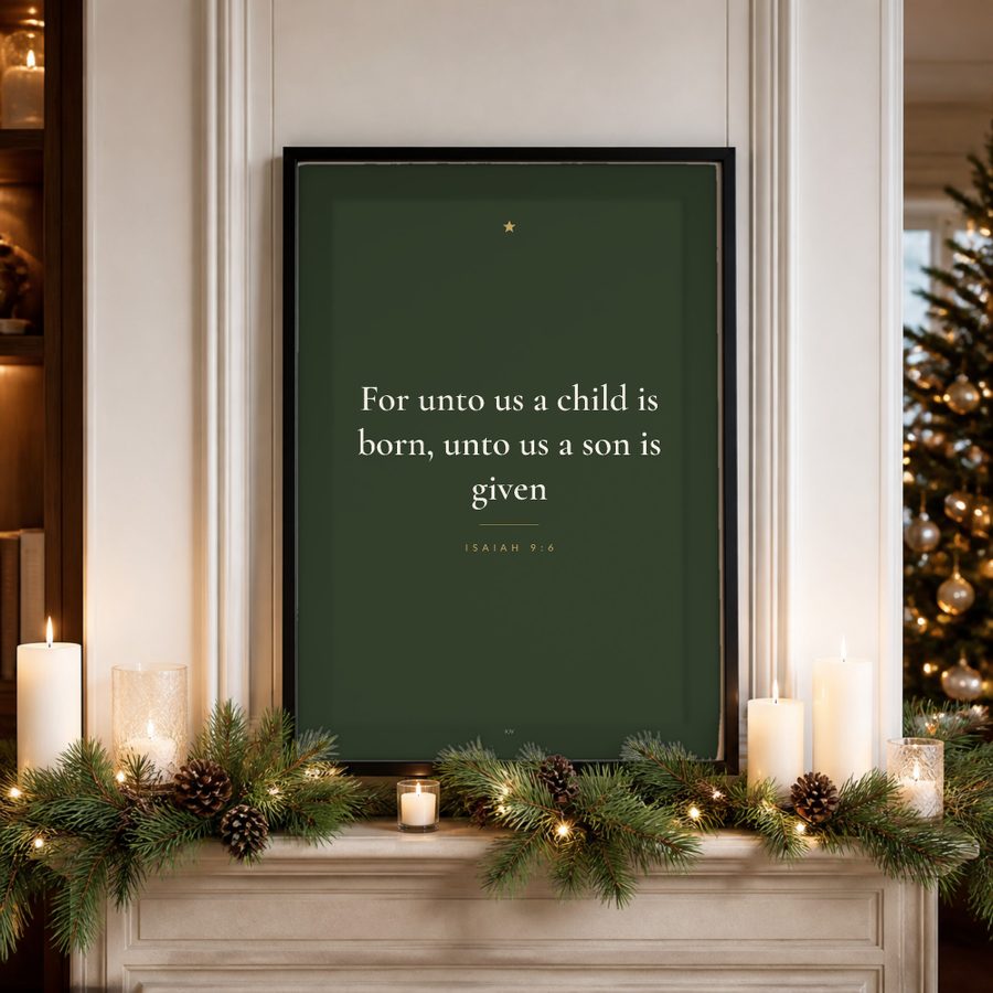 Christmas Scripture Prints, 12 Verses