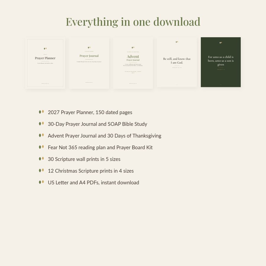 The Faith Bundle printable, page preview 2